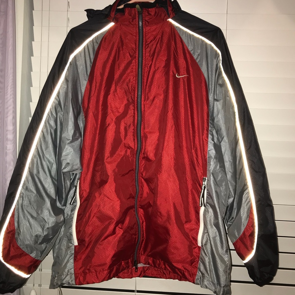 Vintage Nike Windbreaker with Removable Hood